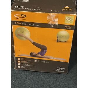 Champion Yoga C9 Small 55cm Fitness Ball & Pump‎